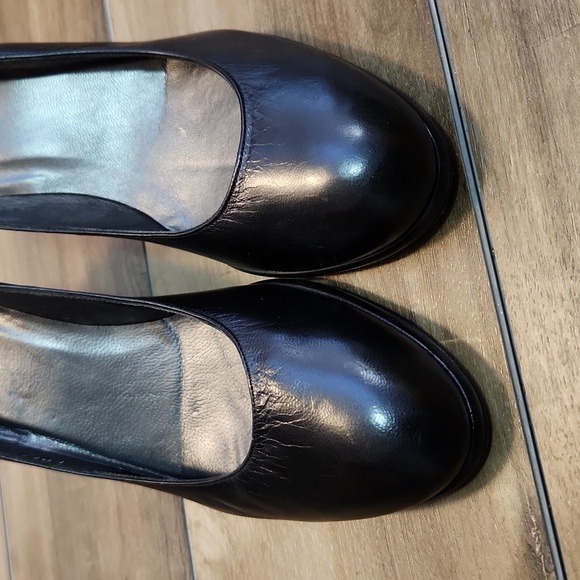 Stuart Weitzman black leather pumps size 7N made in Spain classic - Picture 3 of 15